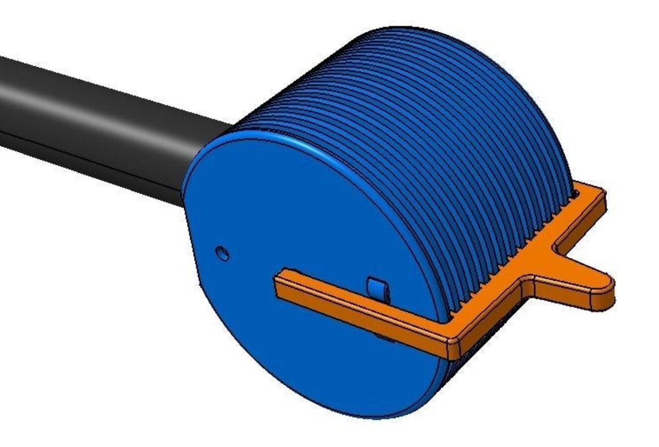 Inlet Grid for Water Turbine Pipe 3D print model_5