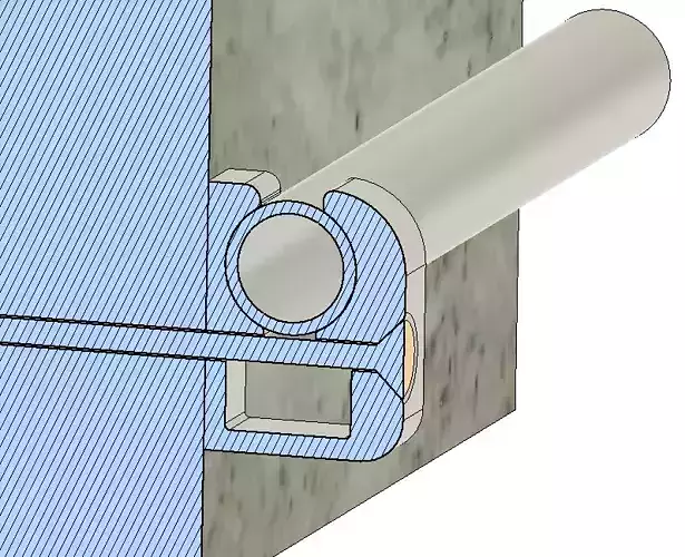 Pipe clamp holder pipe fixation hose