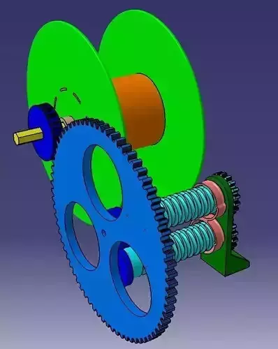 Filament Spooler Guide 3D print model