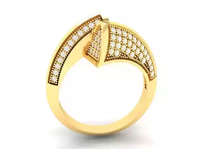 Modern Multi Row Diamond Fashion Ring for Women 511