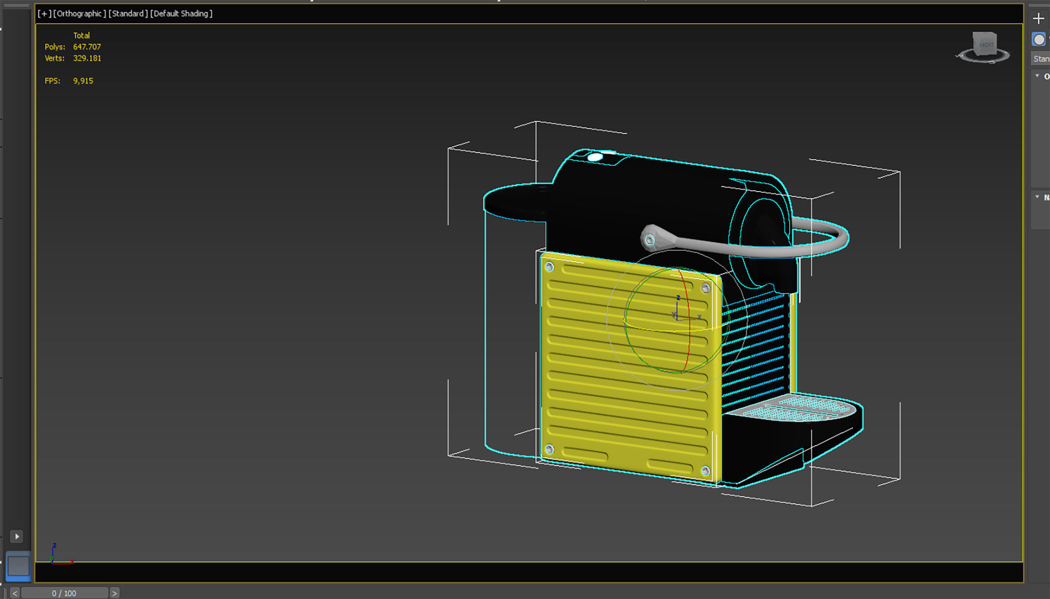 Nespresso coffee machine 3D model_5