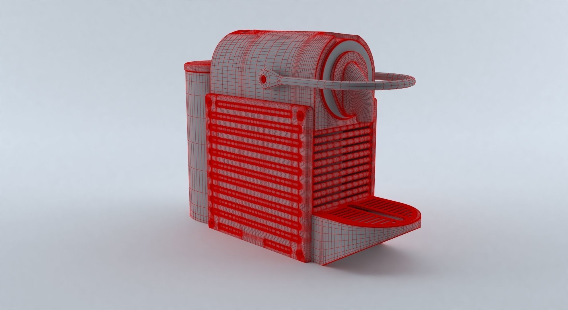 Nespresso coffee machine 3D model_4