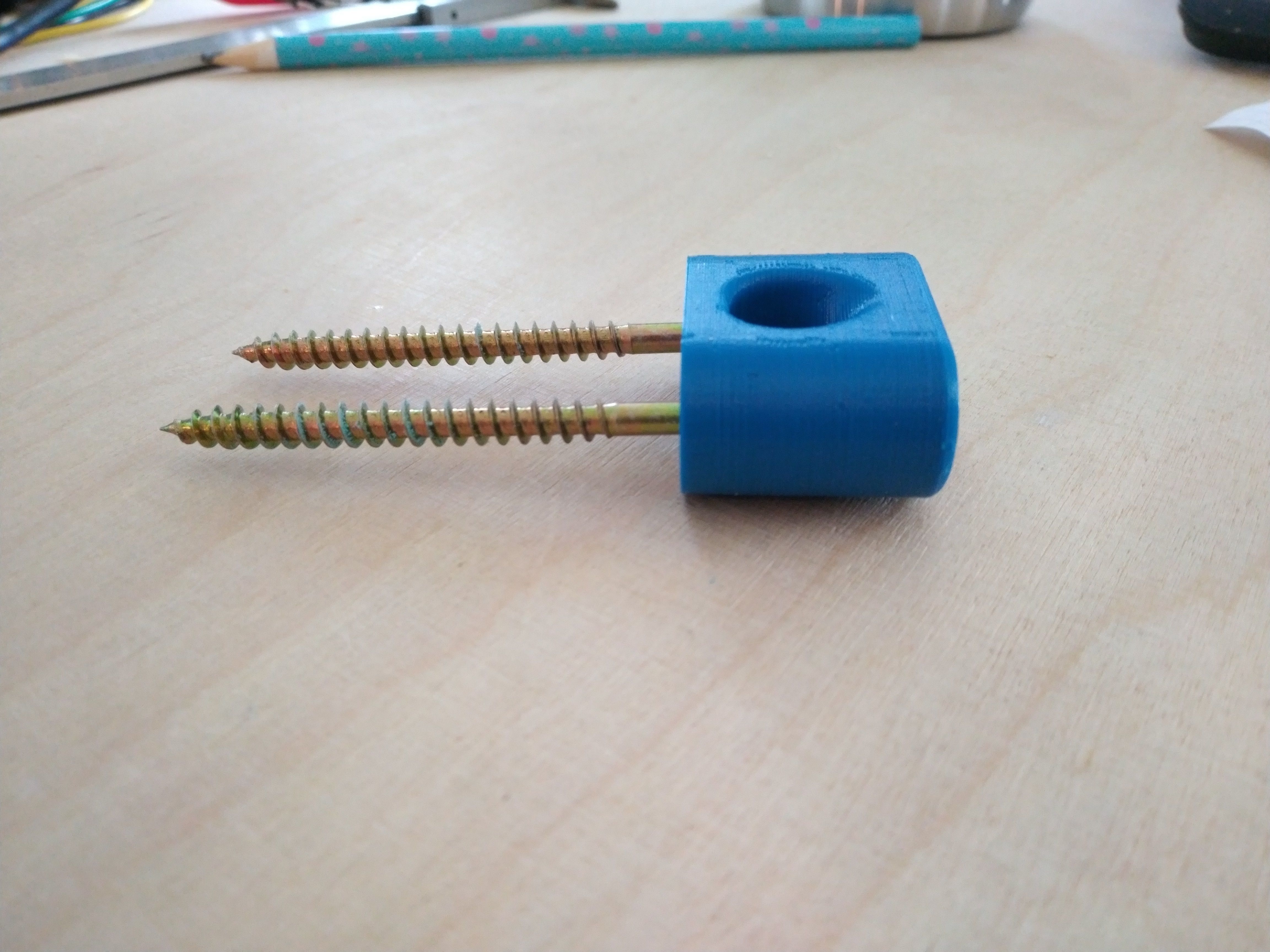 rope eyelet cable wire holder mount fastener  3D print model_9