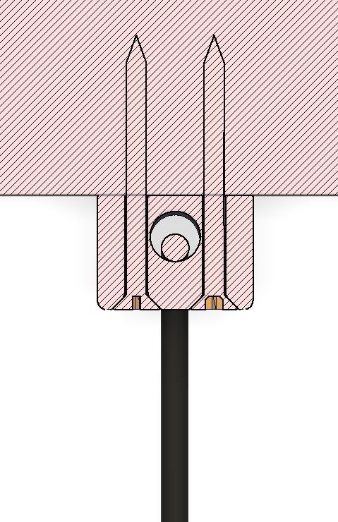 rope eyelet cable wire holder mount fastener  3D print model_3