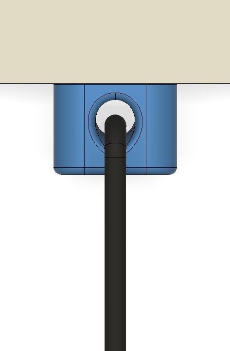 rope eyelet cable wire holder mount fastener  3D print model_1