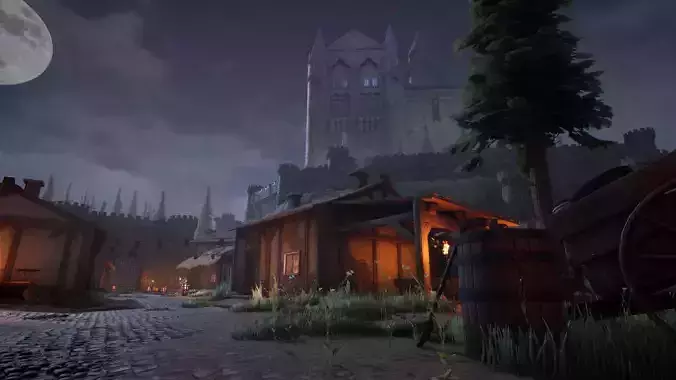 Sighiskor Village - Game Ready Props