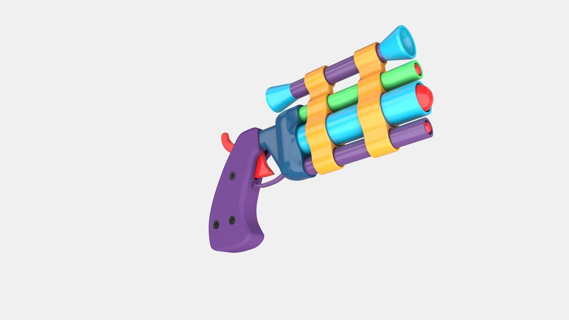 Toy Gun 1 3D model_3