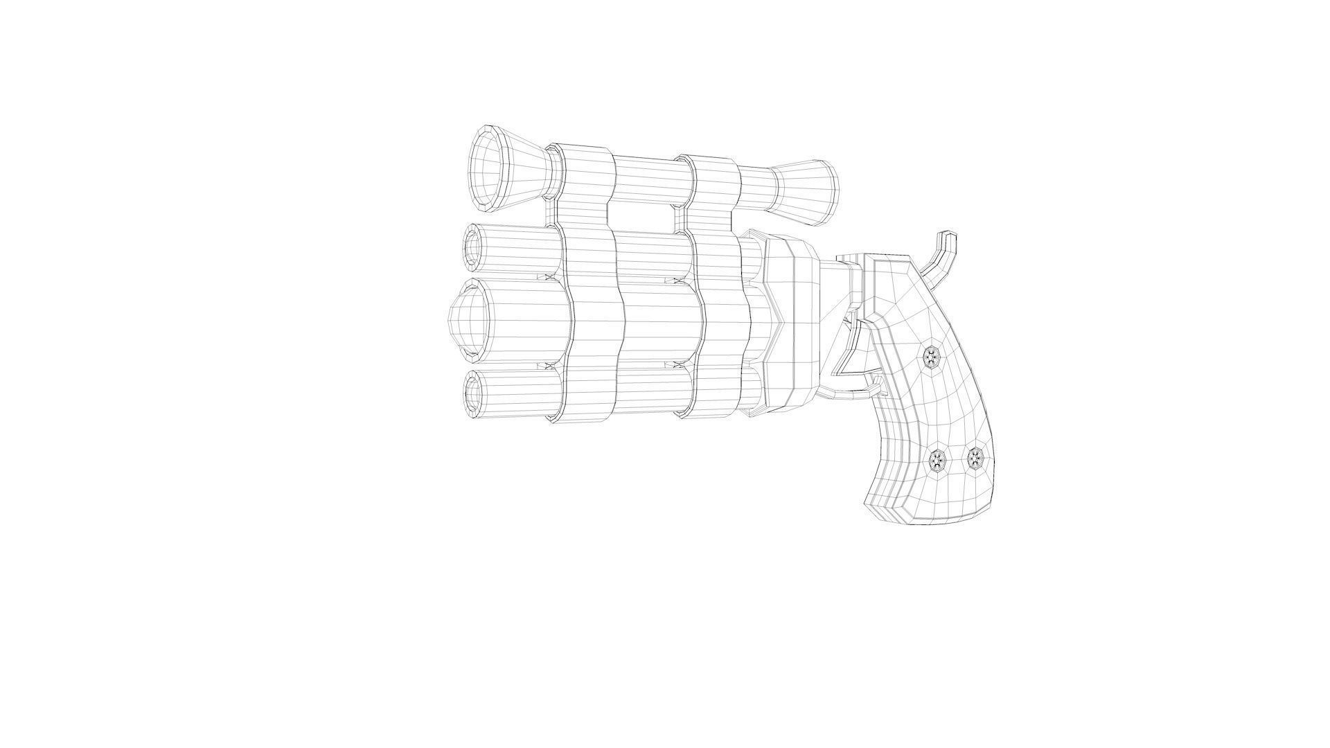 Toy Gun 1 3D model_6