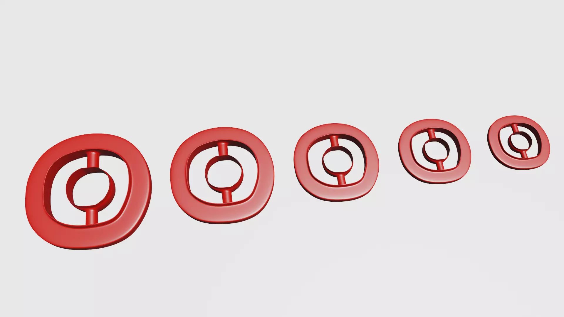 polymer clay cutters- circles 3D print model_0