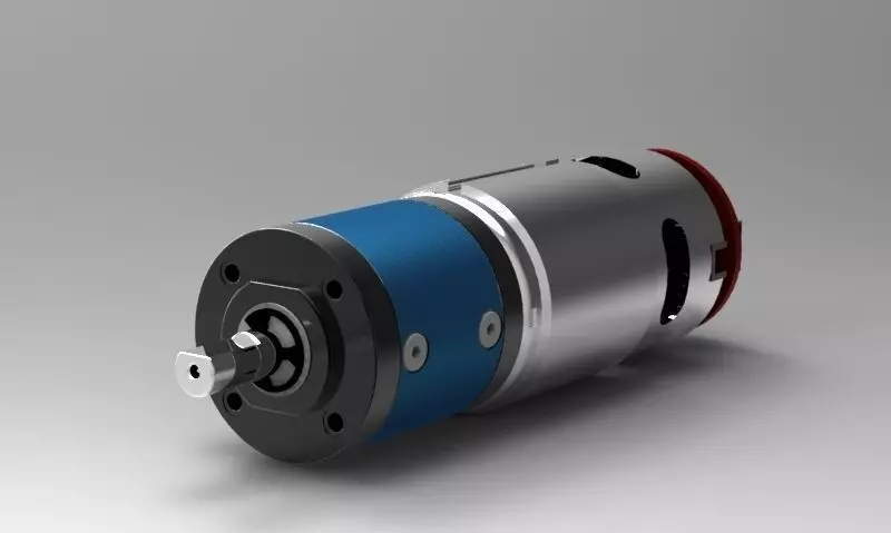 inova DC brush motor Free 3D model_0