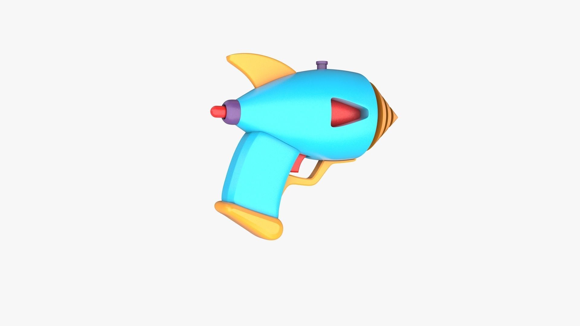 Toy Gun 2 3D model_4
