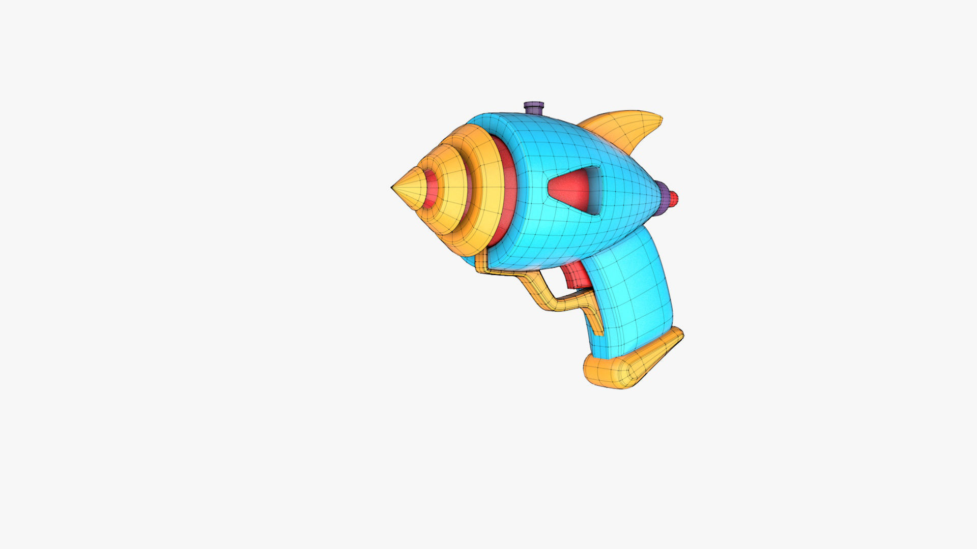 Toy Gun 2 3D model_1