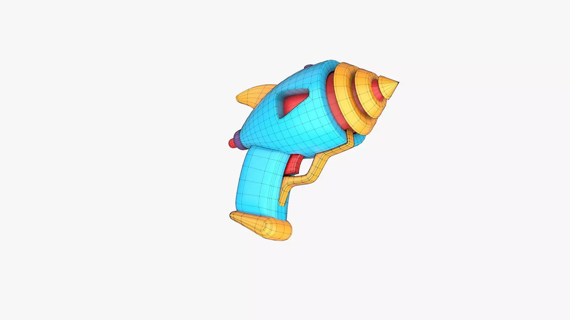 Toy Gun 2 3D model_0