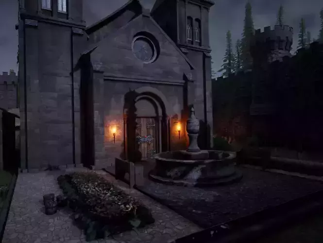 Sighiskor Village - Church Modular Props