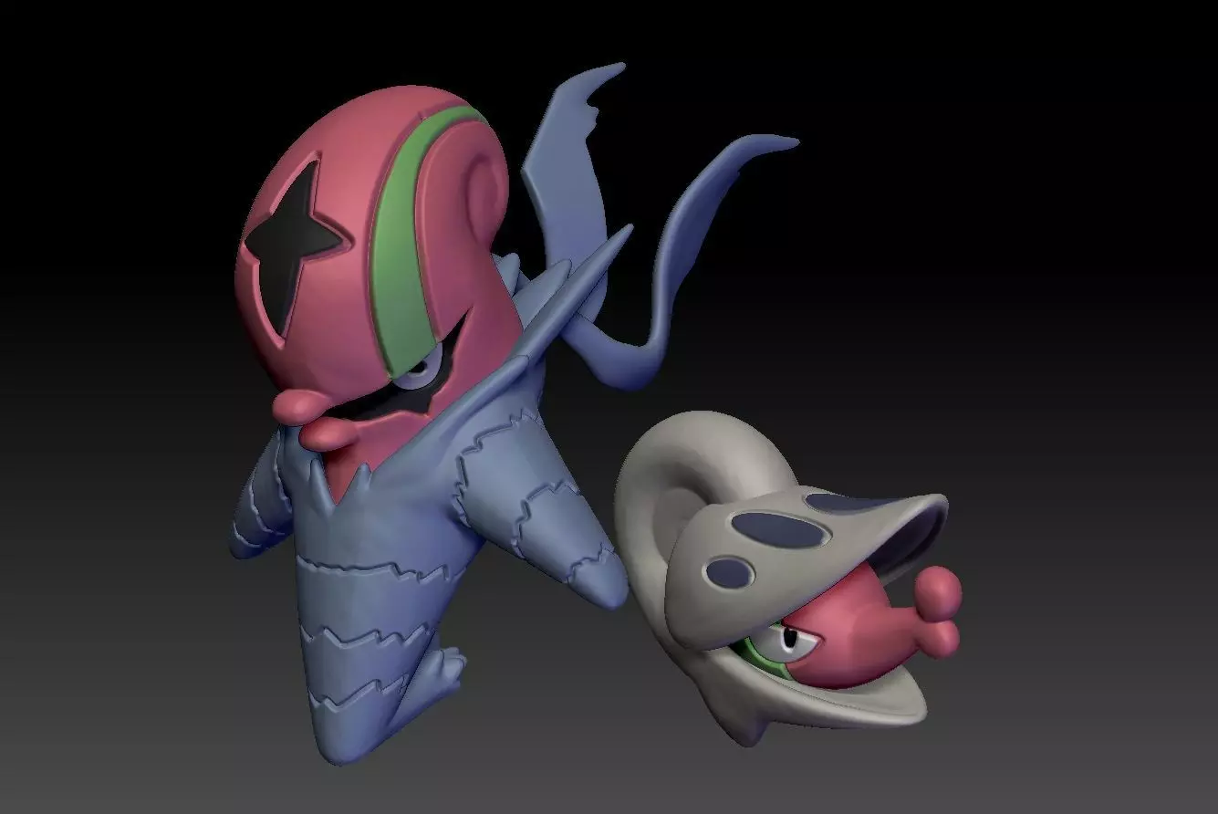 Pokemon Shelmet Accelgor 3D print model_0