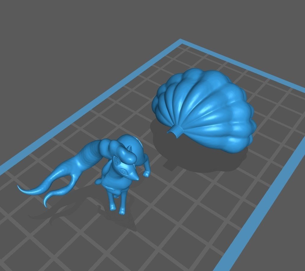 Pokemon Alolan Vulpix Alolan NineTales 3D print model_1