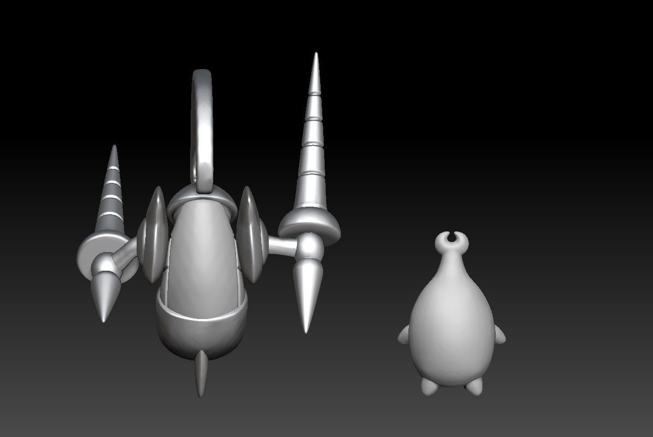 Pokemon Karrablast Escavalier 3D print model_3