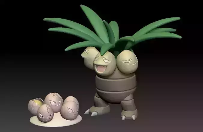 Pokemon Exeggcute Exeggutor