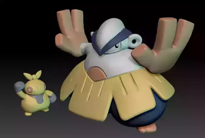 Pokemon Makuhita Hariyama