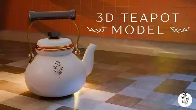 3D teapot model