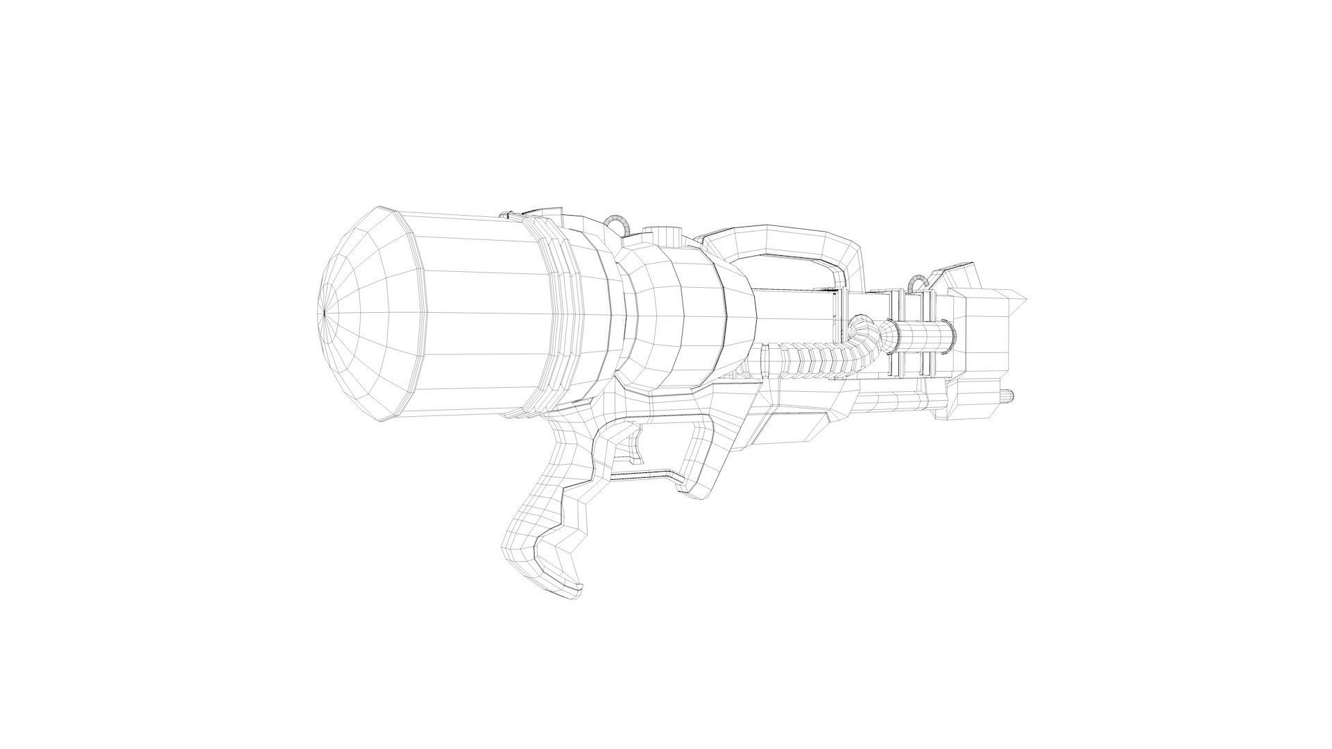 Toy Gun 5 3D model_7
