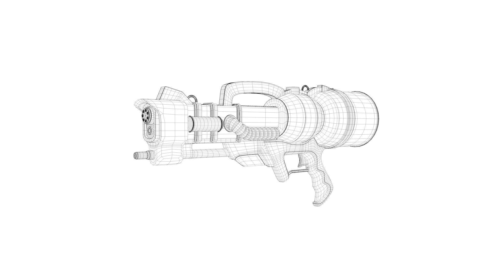 Toy Gun 5 3D model_9