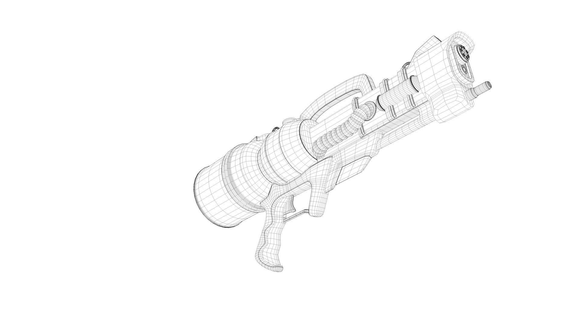 Toy Gun 5 3D model_11
