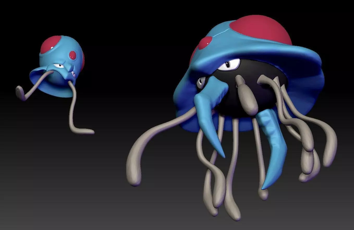 Pokemon Tentacool Tentacruel 3D print model