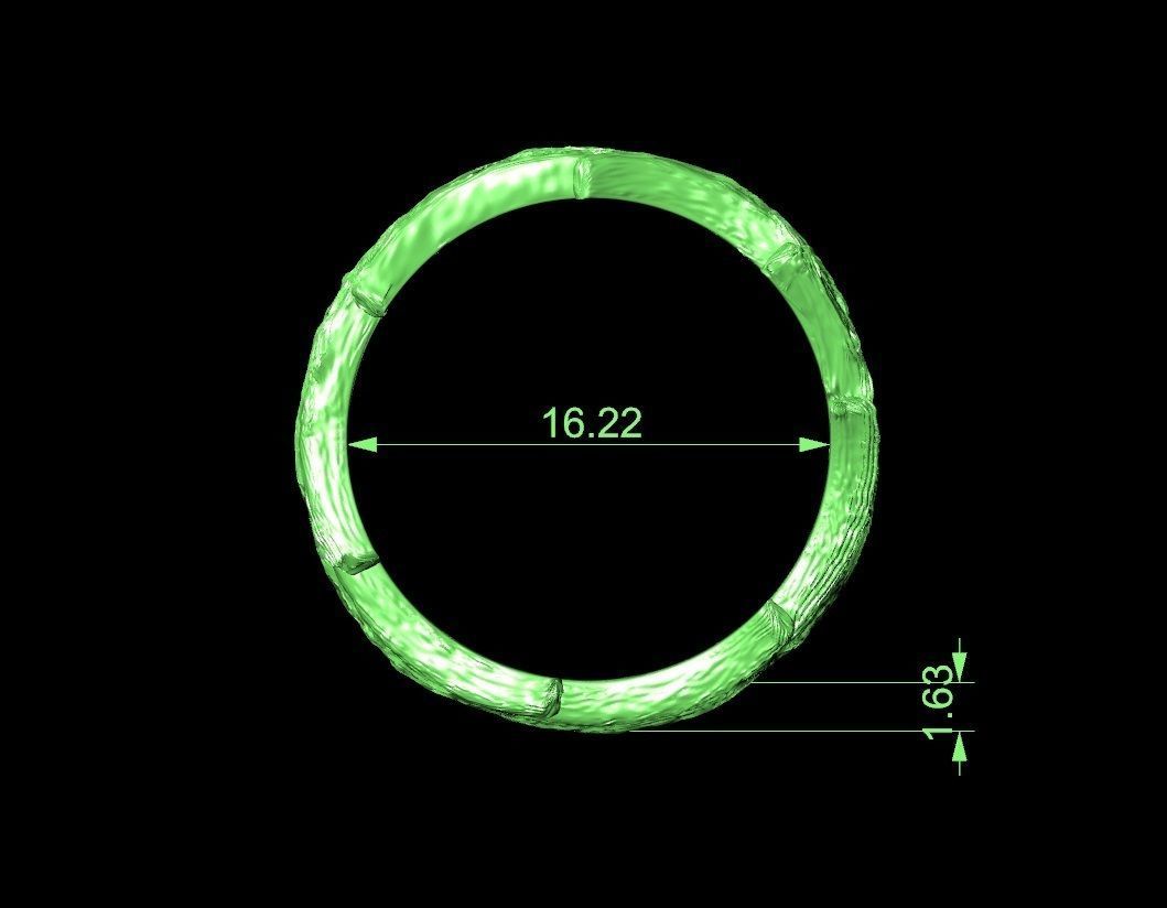 Nature Inspired Tree Branch Ring for Women 531 3D print model_1