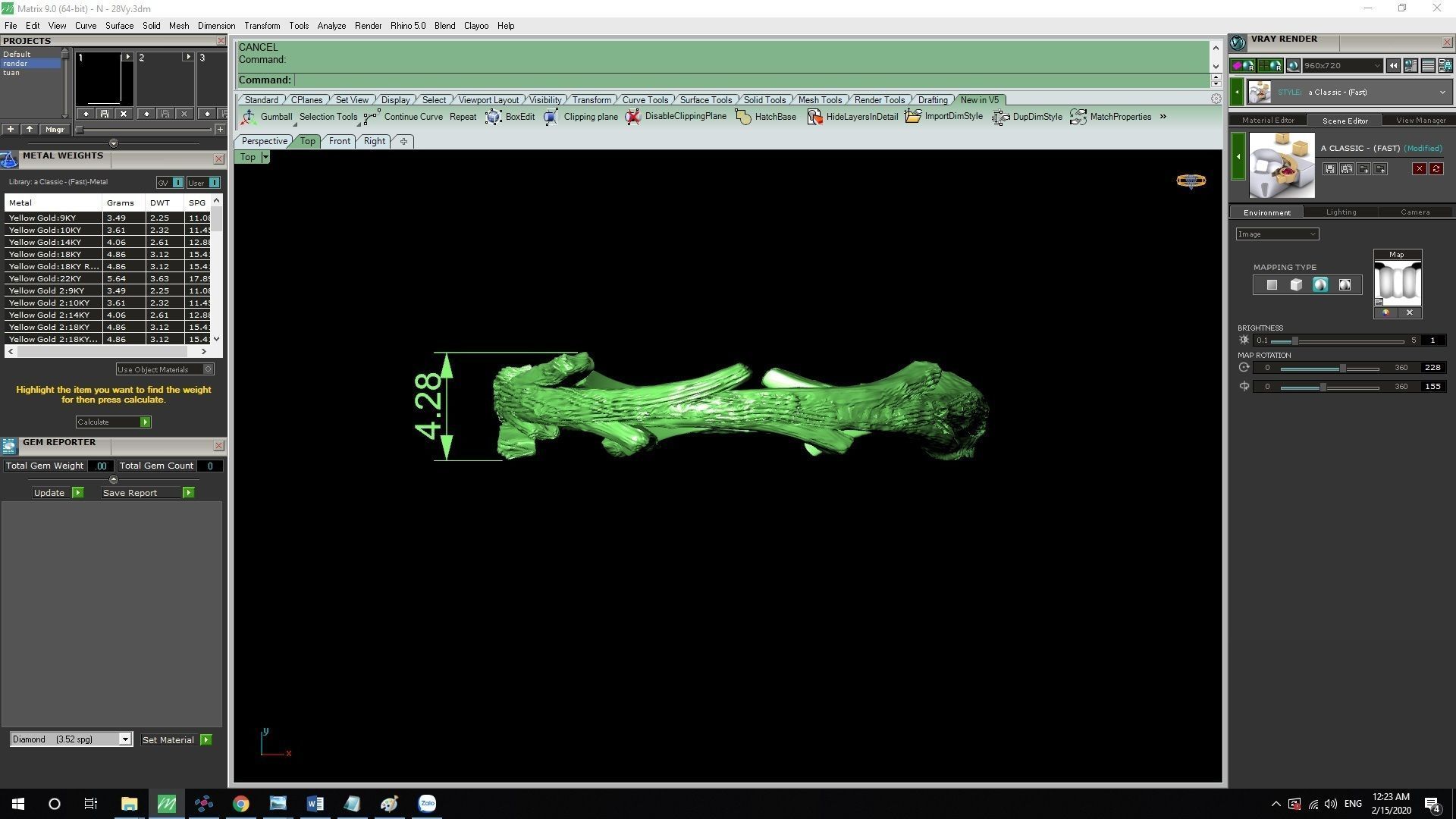 Nature Inspired Tree Branch Ring for Women 531 3D print model_3