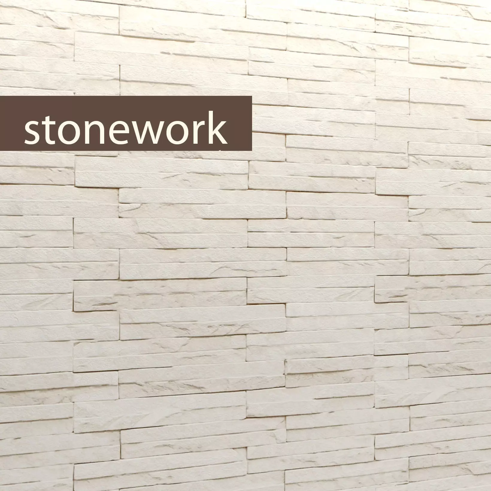 Stone white  slate 3D 3D model_0