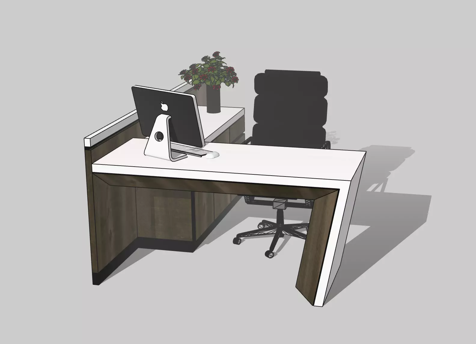 office table 3D model