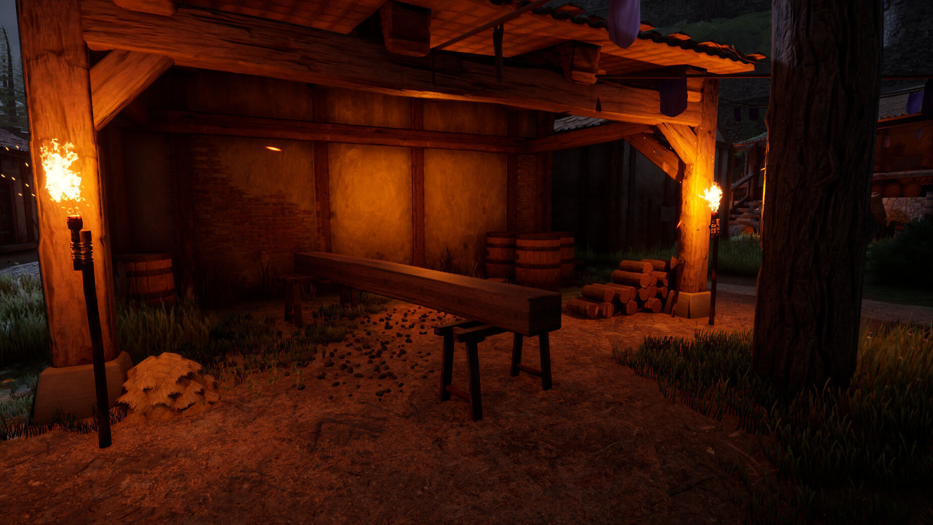 Sighiskor Village - Full Set Low-poly 3D model_6