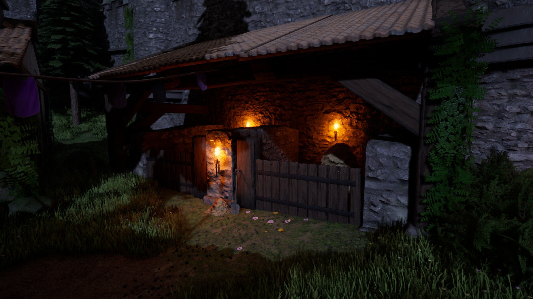 Sighiskor Village - Full Set Low-poly 3D model_4