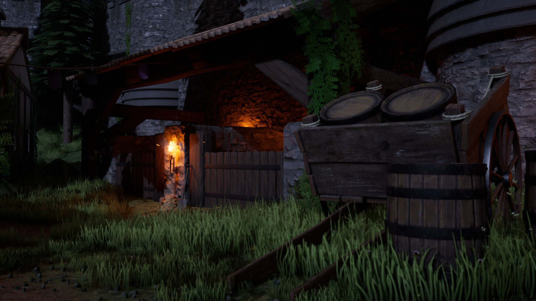 Sighiskor Village - Full Set Low-poly 3D model_10