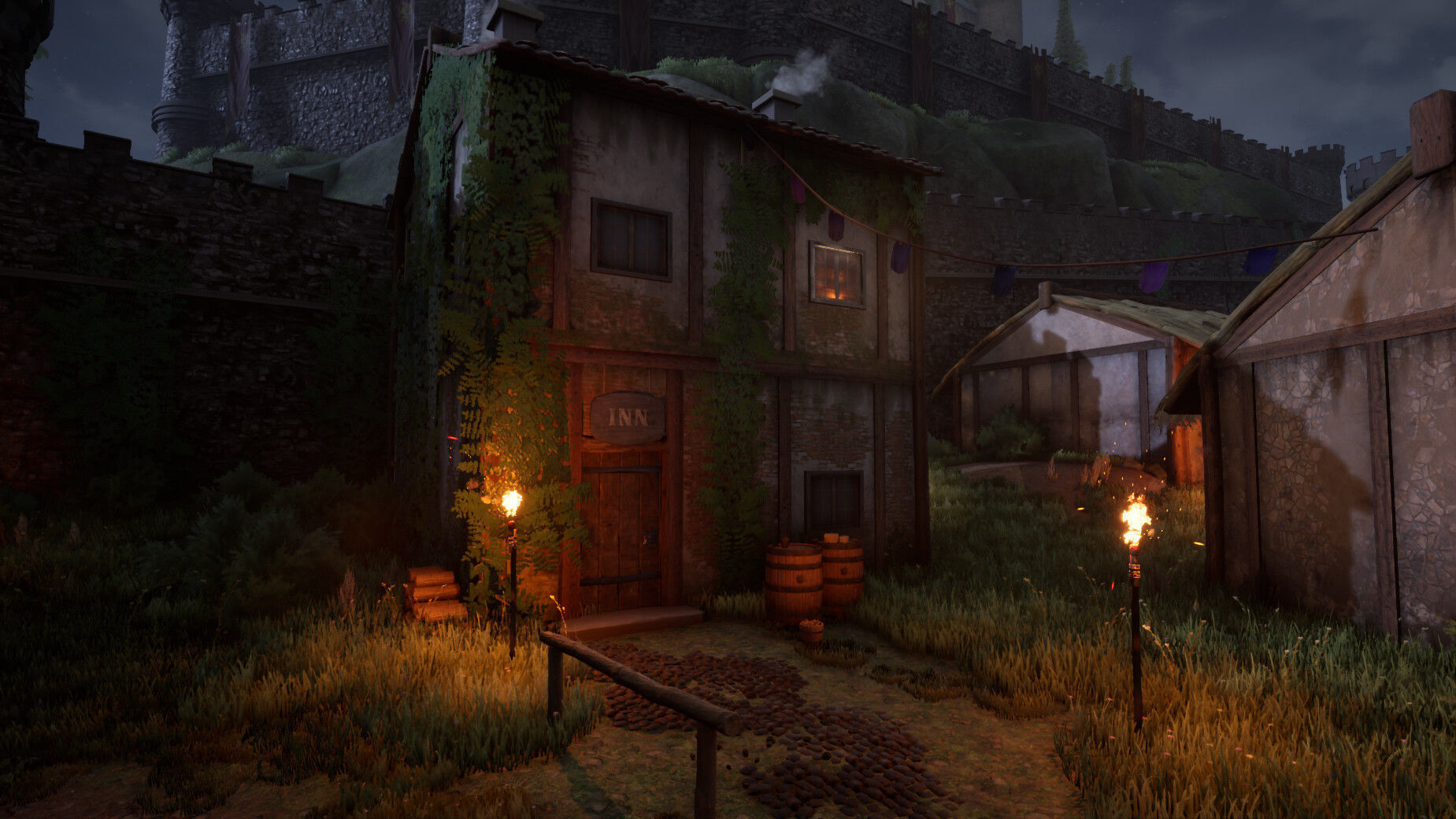 Sighiskor Village - Full Set Low-poly 3D model_12