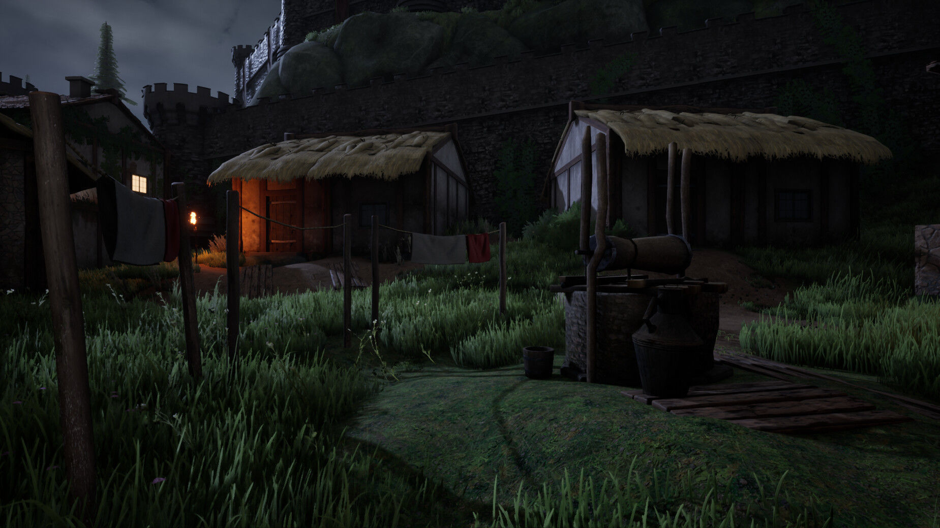 Sighiskor Village - Full Set Low-poly 3D model_5