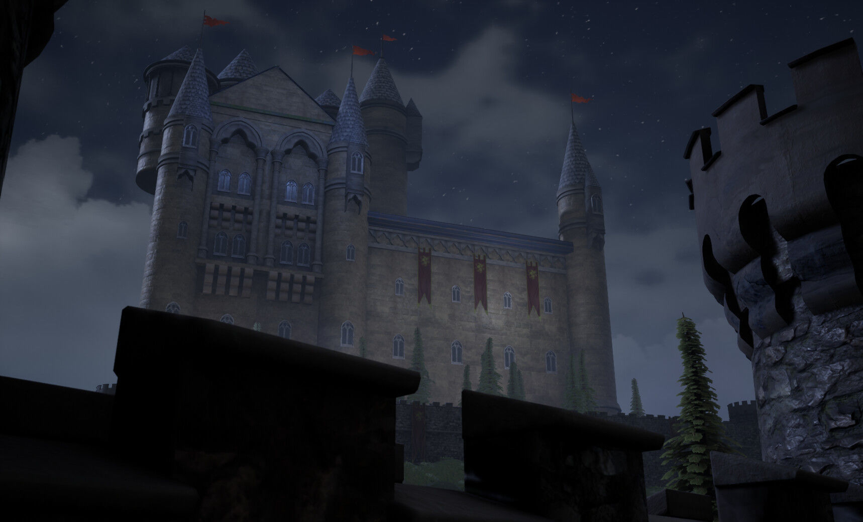 Sighiskor Village - Full Set Low-poly 3D model_8