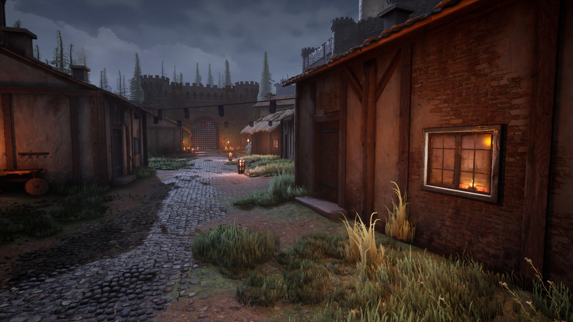 Sighiskor Village - Full Set Low-poly 3D model_13