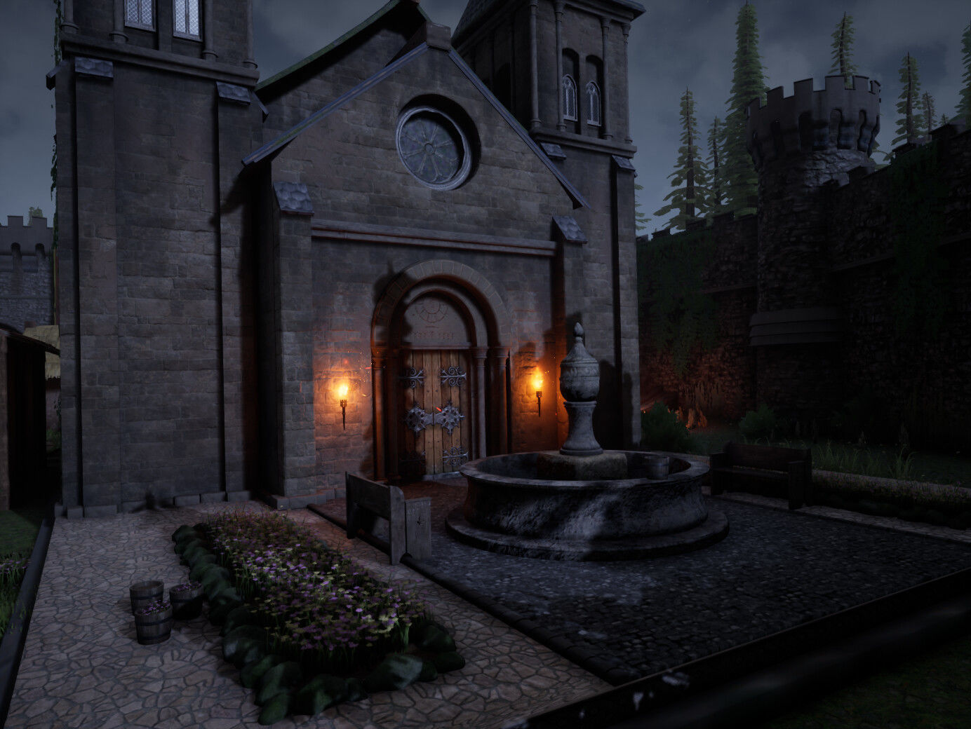 Sighiskor Village - Full Set Low-poly 3D model_3