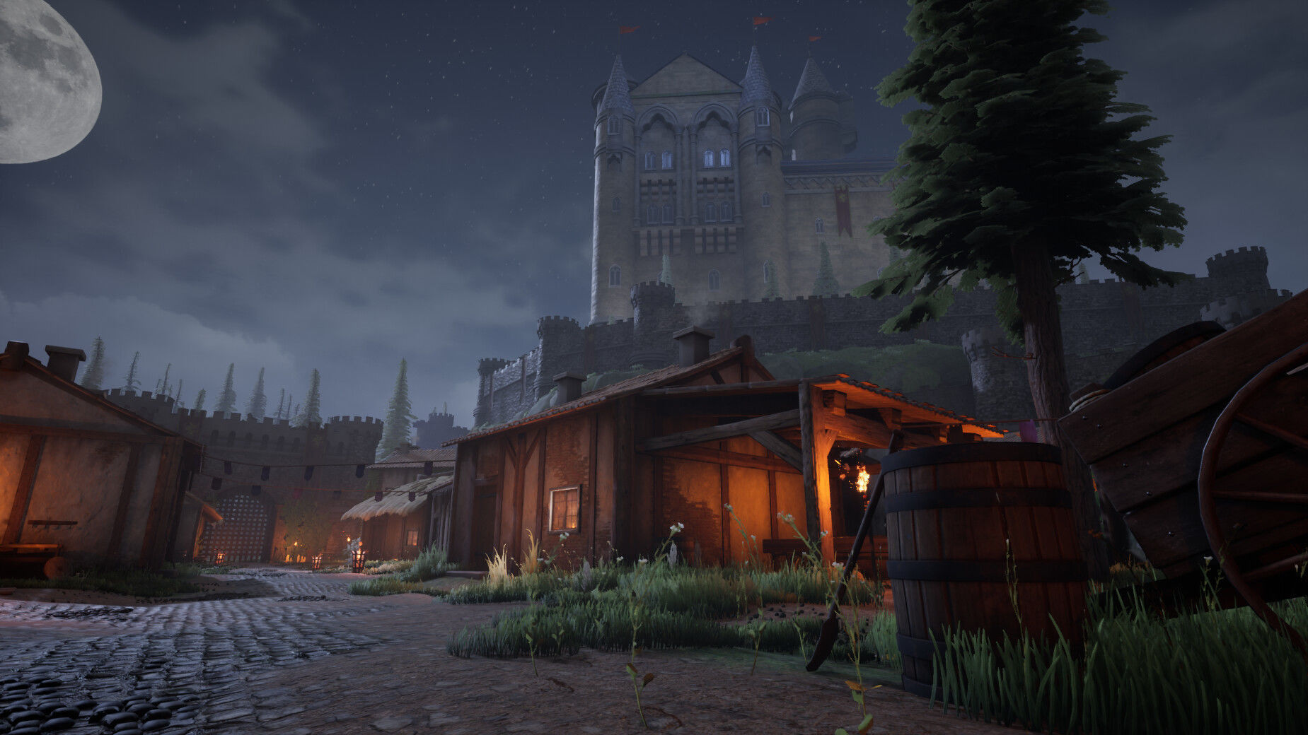 Sighiskor Village - Full Set Low-poly 3D model_2