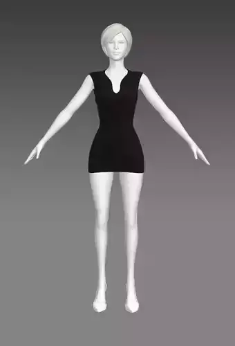 Woman Clothing A-Pose 468