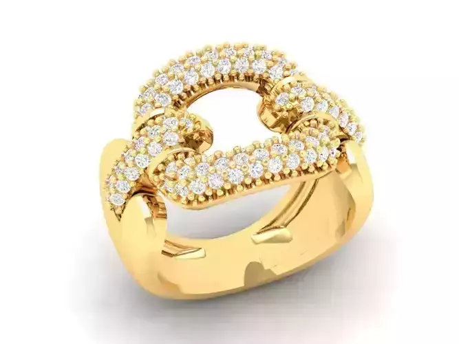 Luxury Knot Diamond Ring for Women  544