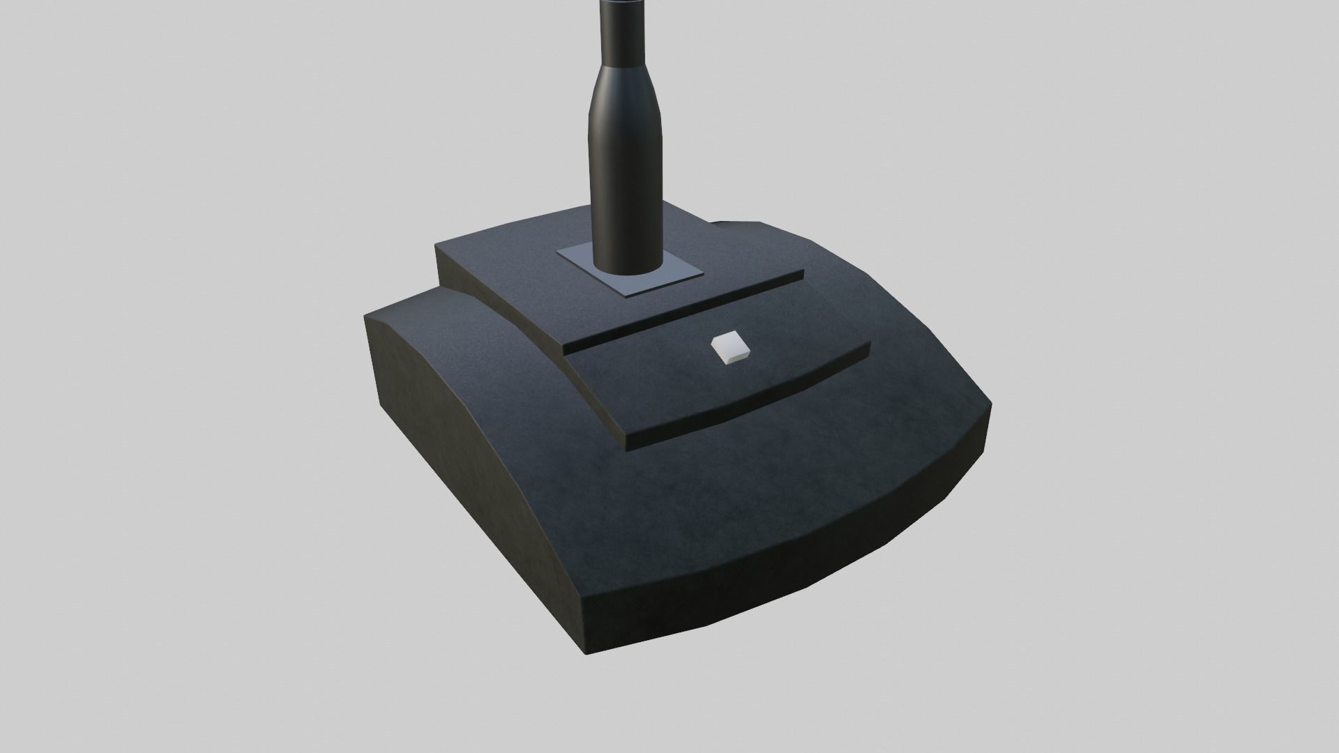 Desk Table Gooseneck Microphone 3D model_2