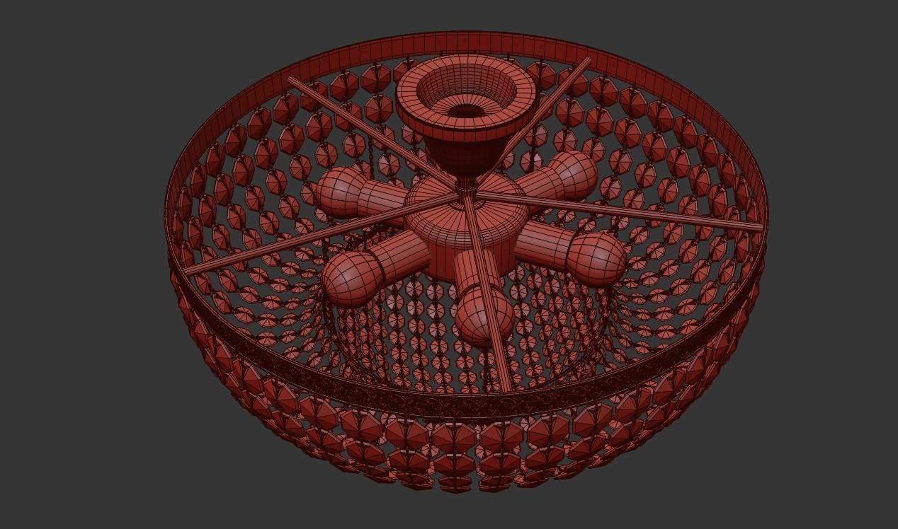 Chandelier Favola E  1 3 50 502 G Corona render 3D model_3