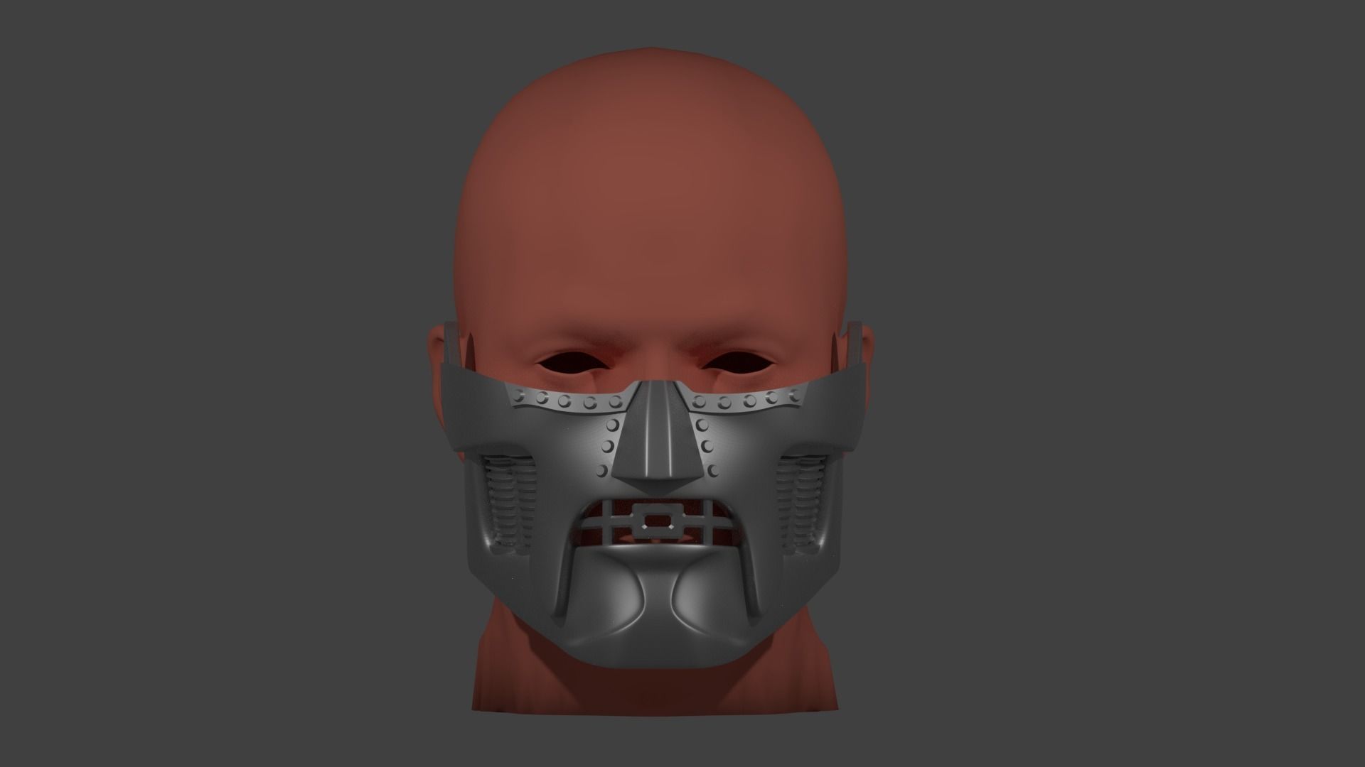 Dr doom mask 3d printable 3D print model_1