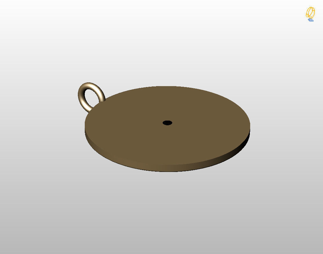 Pedant music record 3D print model_17