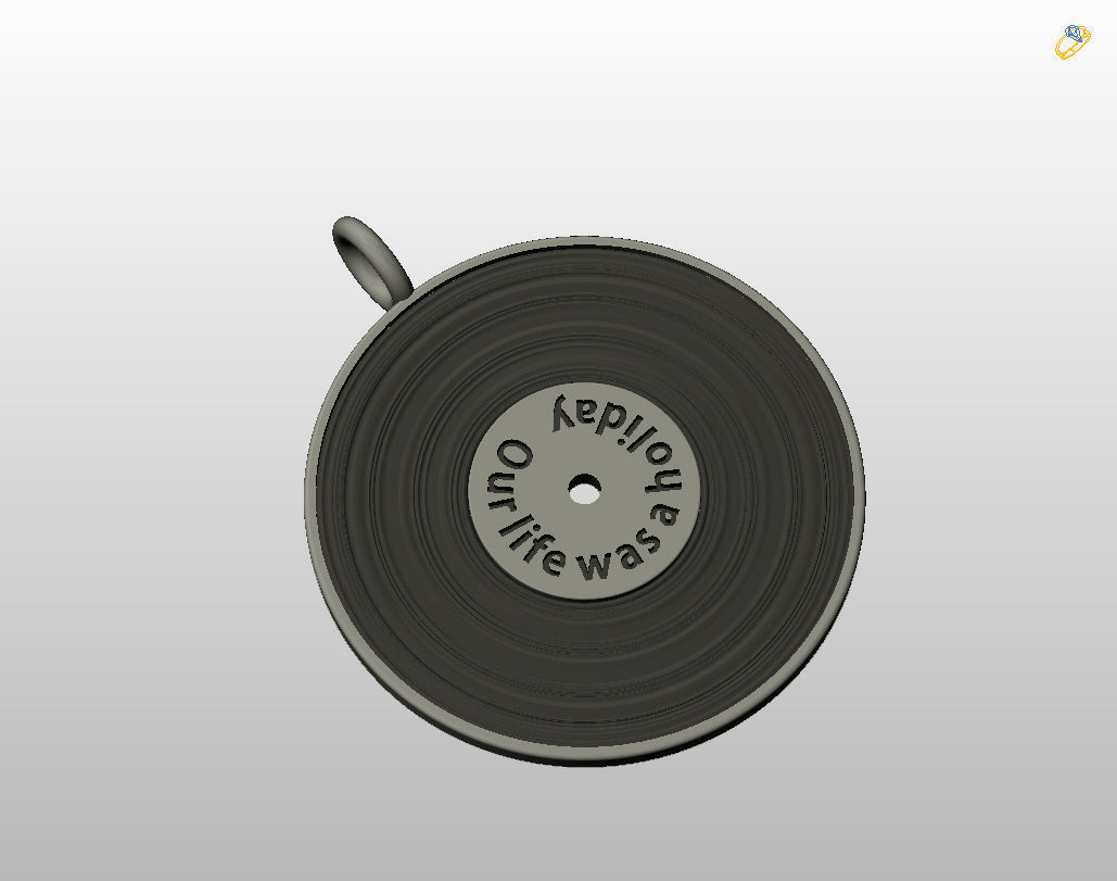 Pedant music record 3D print model_28