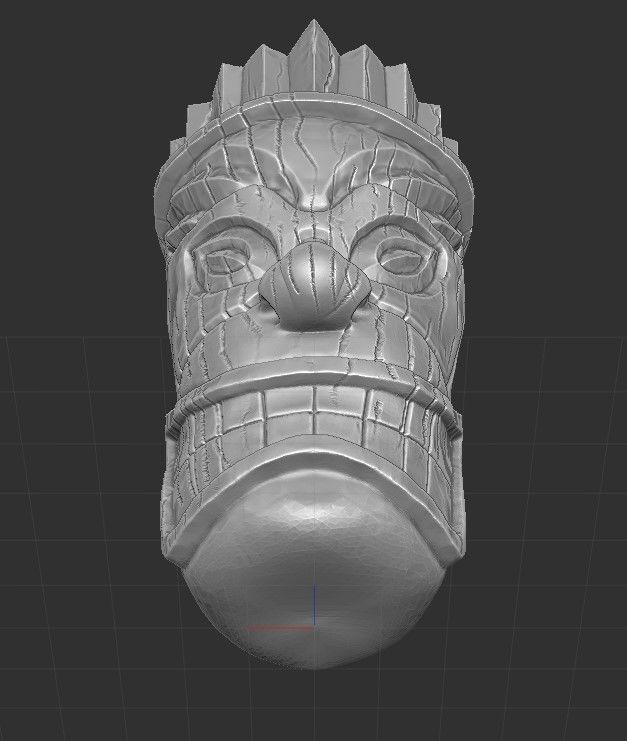 Finding Nemo Tiki God 3  Dios Tiki 3 Buscando a Nemo print model 3D print model_4