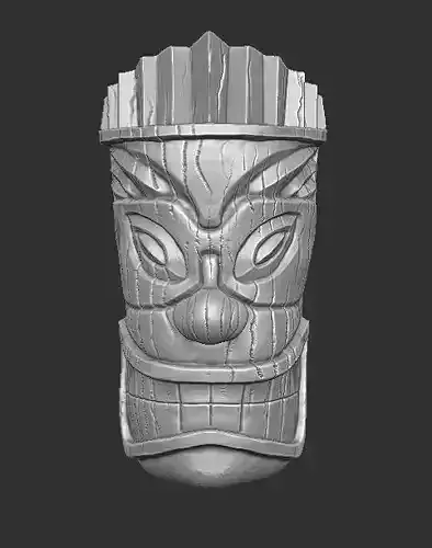 Finding Nemo Tiki God 3  Dios Tiki 3 Buscando a Nemo print model 3D print model